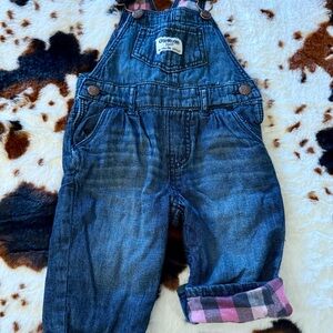OshKosh B'gosh Blue Denim Overalls for girls